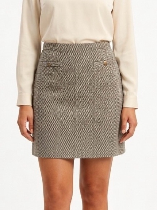 LOFT Dresses & Skirts - LOFT Black & Tan Patterned Pencil Skirt